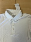 Ovation Men s Classic Short Sleeve Polo Show Shirt White Size Medium