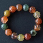Natural Green Rutilated Quartz Red Rutilated Quartz Rabbit Hair Mixed Bracelet