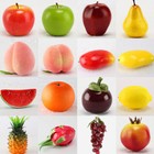 Life Like Decorative Artificial Fake Fruit Vegetables Home Decor Plastic Apple