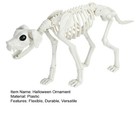 31 5inches Tall Skeleton Dog Animal Plastic Puppy With Posable Joints  Halloween