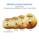 Low Volume Cymbal Pack Quiet Cymbal Set 14 hi-hats 16 crash 18 crash 20 ride    