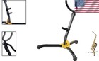 Convenient Sax Stand With Adjustable Backrest