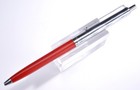 Vtg  Paper Mate Vintage Double Heart Profile Ball Pen-slim Grip-red-usa Mcm  61