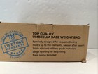 Rhino Basemate  18    Umbrella Base Weight Bag W  Sand Scoop Round Canvas