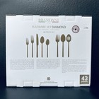 43 Brandani Stainless Flatware Diamond Set 8 Place Settings