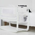 Hanging Diaper Caddy - Crib Organizer With Multiple Pockets To Hold Bottles     