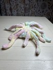 Vintage 1999 Ty Beanie Buddies Octopus Stuffed Animal Tie Dye Terry Cloth 8   
