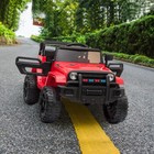 12v Kids Ride On Truck Car W parent Remote Control  Led Lights  Mp3 Player -red