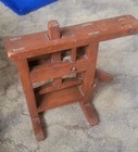 Antique Salesman Sample Wooden Printing Press Primitive 