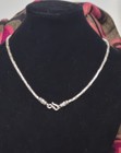 Vintage 925 Sterling Silver Byzantine Chain Necklace 17  Grams 28