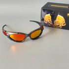 Vintage 90s Oakley Plate Silver Orange Glasses Outdoor Polarized Y2k Gorpcore