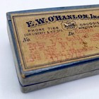 Vintage Rx Medicine Prescription Pill Box With Pharmacy Label