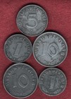 Authentic German Third Reich Coins 1940-1943