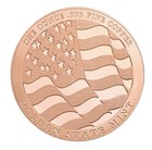 Golden State Mint 1 Oz  999 Fine Copper Round Strength Freedom Pride