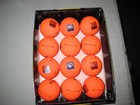 2 Dozen Brand New  Wilson Staff Duo Soft  Golf Balls  Orange   Hard Rock  Logo