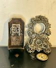 Antique 1858 Cast Iron Mantle Clock N  Muller Ny No 65 Fox And The Hare 19   