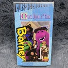 Barney Once Upon A Time Vhs Tape 2000 Classic Collection Purple Dinosaur Cartoon