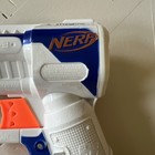 Nerf N Strike Elite Triad Ex-3 2013 White Blue Foam Dart Blaster Gun Test Works