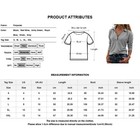Womens Zip V Neck Collar T Shirt Tops Ladies Long Sleeve Casual Blouse Pullover
