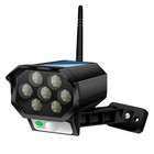 5pcs Solar Dummy Security Camera Fake Waterproof Led Light Surveillance Outdoor