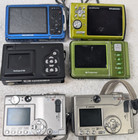 Digital Camera Lot Of 6 - Parts Or Repair  Canon  Olympus  Polaroid