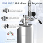 2025 Upgraded 2 5-5l Diy Aquarium Co2 Generator Kit  Stainless Steel Bottle With