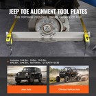 Wheel Alignment Tool Toe Plates Accurate Measurements With 2 Tape Measures