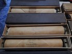 Lot Of 5 Antique vintage Player Piano Word Rolls  - In Boxes