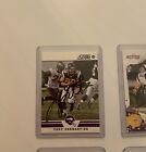 Minnesota Vikings Lot Of Autographed Nfl Cards - Panini - Score - Topps - Rare