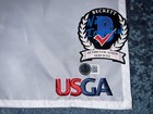 Rickie Fowler Signed Official 2024 Us Open Championship Flag Pinehurst Bas  6