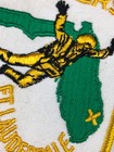 Vintage Gold Coast Skydivers Parachute Patch Ft  Lauderdale Fl  Paratrooper 4 5 