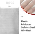 10 Pcs Plastic Welding Mesh  5 9 X 7 9inch Reinforcing Stainless Steel Wire