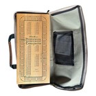Vintage Eddie Bauer Wood Three Track 12 Peg Cribbage Master Game W  Canvas Case