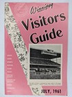 July 1961 Winnipeg Visitors Guide Travel Booklet Advertising Manitoba Canada 2p