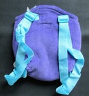 Webkinz New  plush Pet Carrier  Purple Knapsack --  With New Code -- Hc084