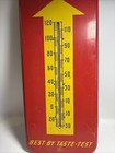 Original 1950s Vintage Royal Crown Rc Cola Thermometer Advertising Sign 26 x10 