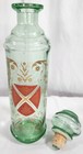 Vintage Mcm Old Fitzgerald Kentucky Sour Mash Bourbon Empty Glass Decanter
