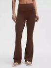 Nwt Lululemon Groove Super High Rise Flared Pant Size 2 4 6 8 10 12 Lava Brown