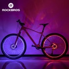 Rockbros Led Bike Wheel Light usb Charge Bicycle Tire Led Light 7 Color Changing