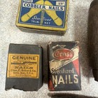 Vintage 12 Piece Set Of Cobblers Shoemakers Tools Hammer Pliers Tacks