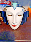 Rare Vandor Pelzman 8 5  Face Lamp Wall Sconce Ceramic Porcelain Mask 1985