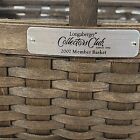 Longaberger 2007 Collectors Club Member Deep Brown Basket Set family Signed Nib