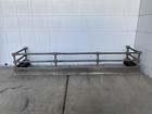 Antique Nickel Plated Brass Important Fire Surround Victorian 60  Fireplace