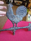 Vintage Metal 1950s Crowing Rooster Weathervane With Great Patina  Estate Find 