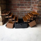 Vintage Fish N Chum 8 Tray Cantilever Tackle Box Deluxe Nos Never Used Large Usa