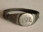 Wearable Ancient Roman Silver Ring With  ivl  200-400 Ad