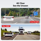 Redtiger F7np-ex 4k Dash Cam Free 64g Card Front Rear Dash Camera For Cars Gps