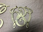 Vintage Virginia Metalcrafters George Washington Cypher Brass Trivet Cw10-10 Ec