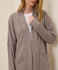 Pact Women s Airplane Wrap Cardigan Deep Taupe Heather Large Extra Large