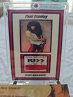 Kiss Paul Stanley Authentic Worn Concert Clothing Swatch Display